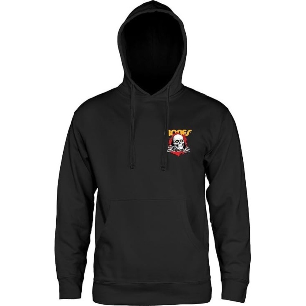 2Sided Powell Peralta Winged Ripper Hoody Sweatshirt Charcoal Heather Medium NEW - Picture 2 of 3